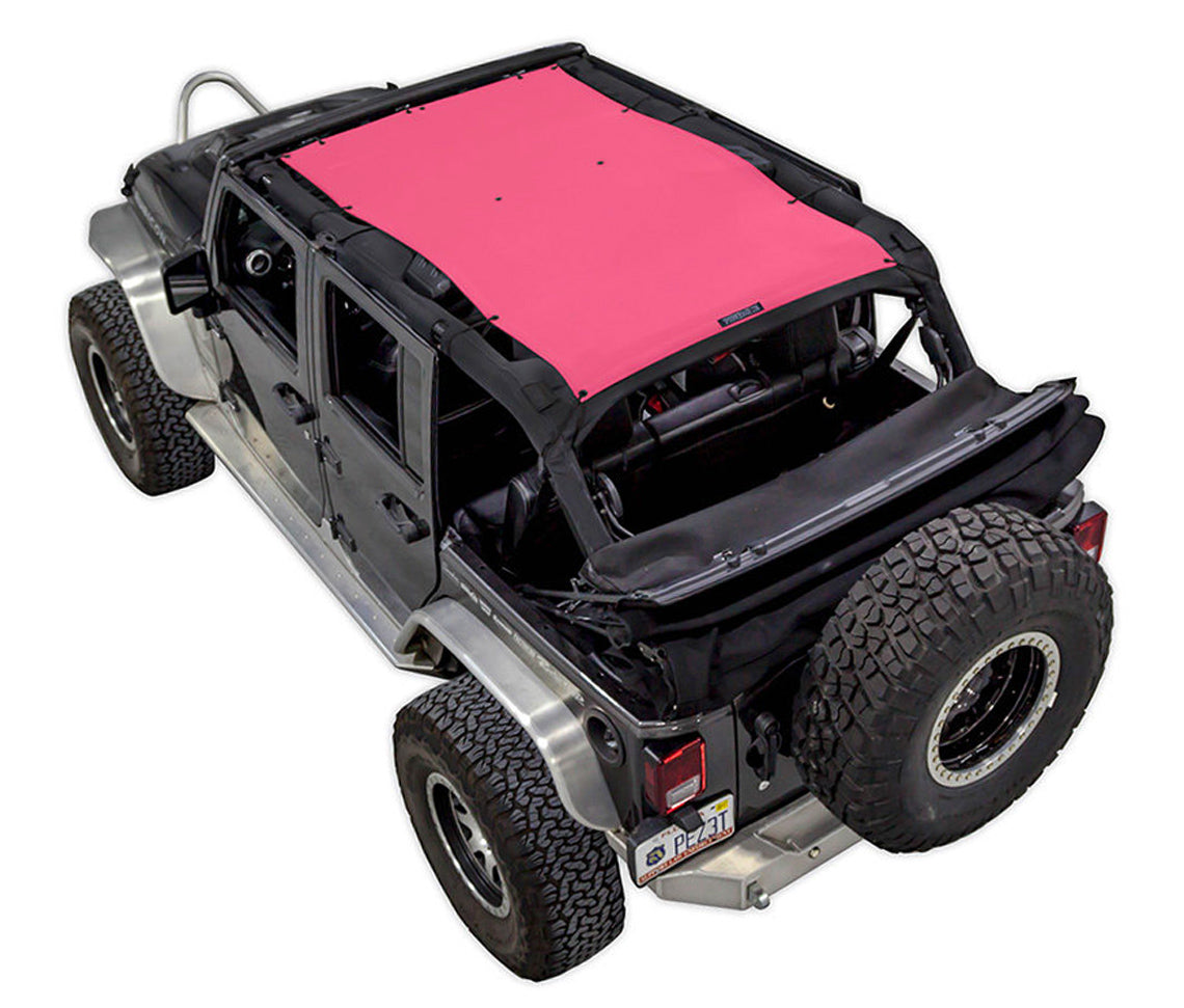 JK4D Sunshade Mesh Top 4-Door Jeep Wrangler JKU SPIDERWEBSHADE