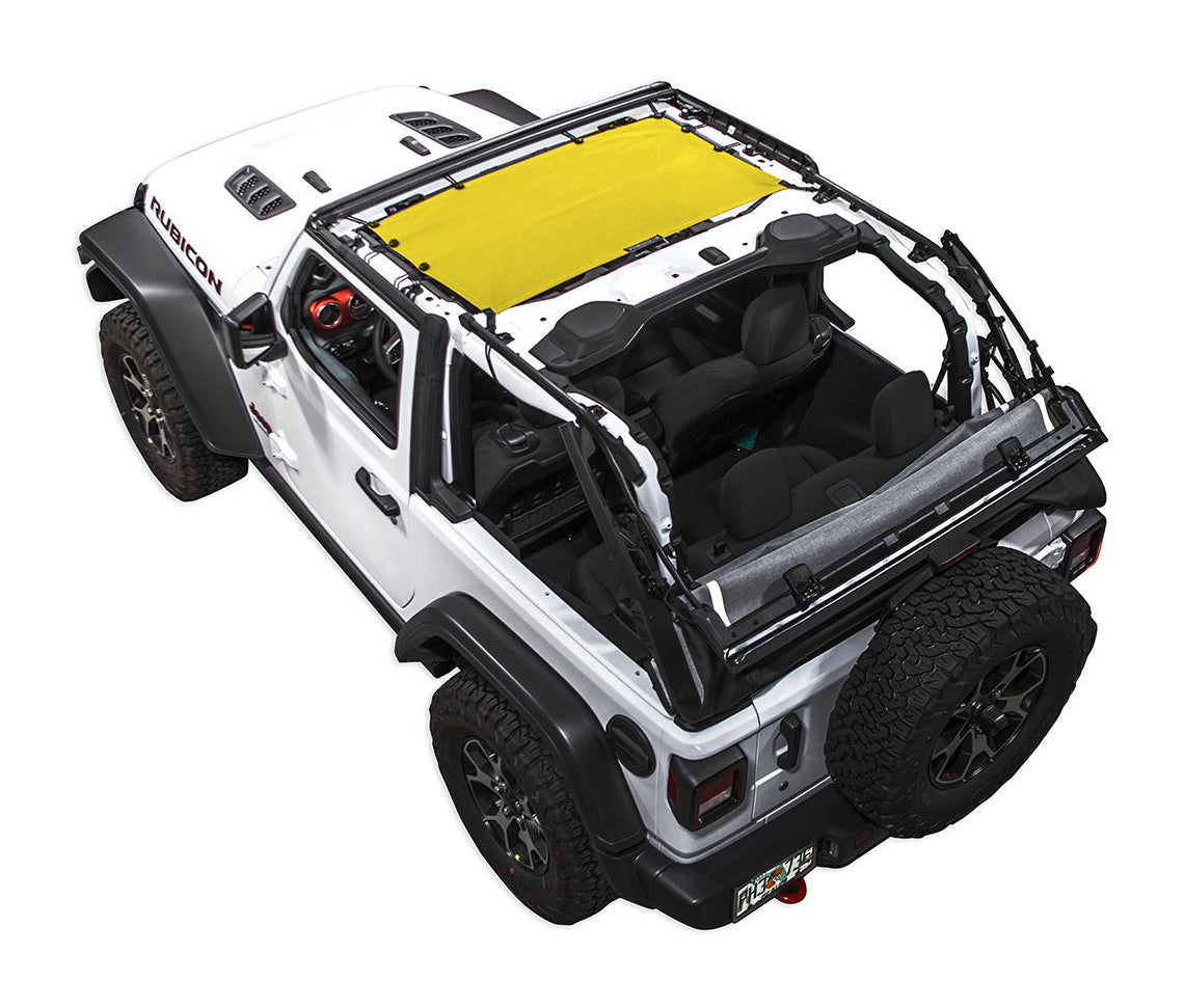 Jeep Wrangler JL Sunshade Mesh Top JLkini 2D SPIDERWEBSHADE